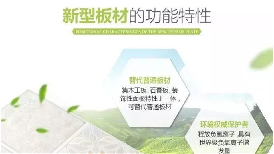 巴迪斯负离子板材——造就理想生活家