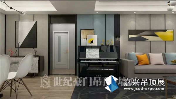 世纪豪门吊顶墙面