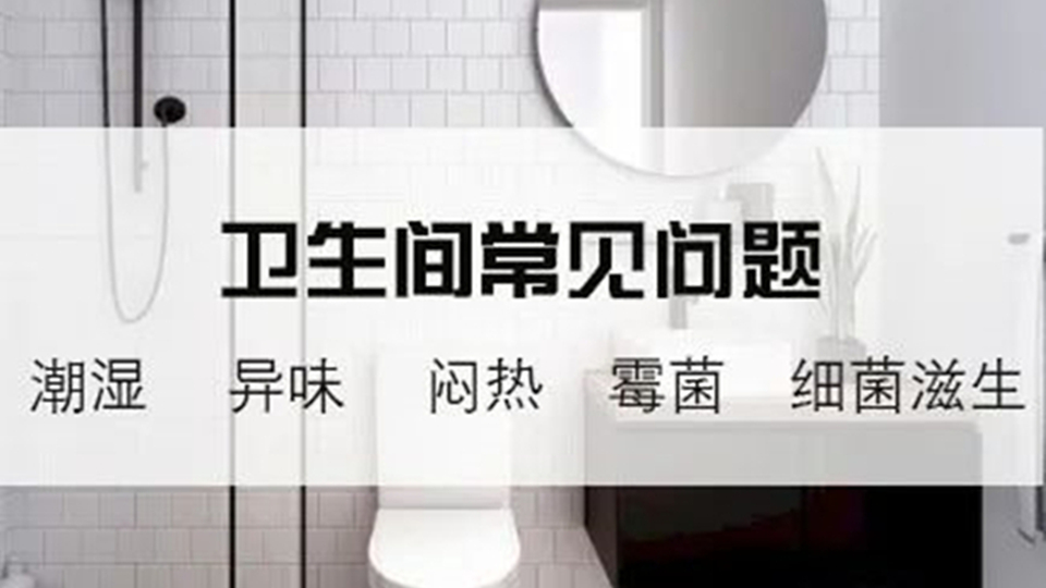 卫生间潮湿、异味、细菌滋生？品格智美XⅡ为你解决